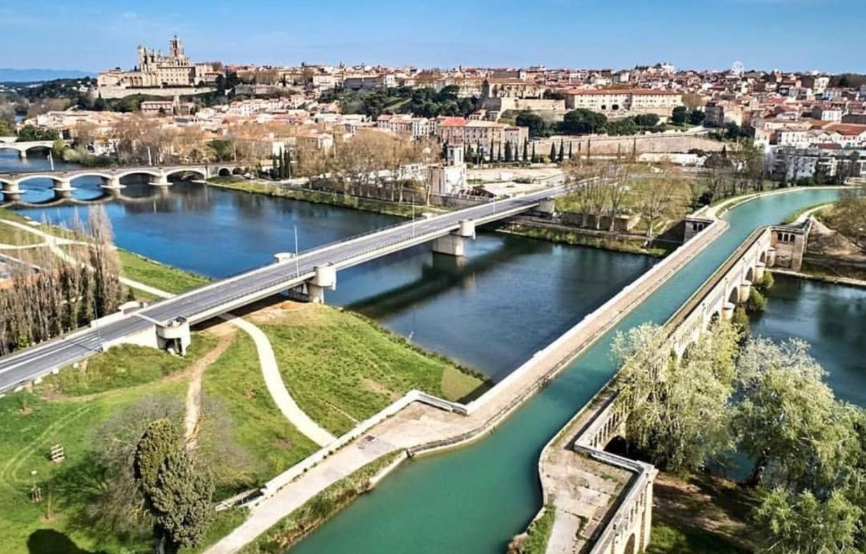Liberte 1 - T2 Proche Gare Et Centre Commercial Polygone- Beziers- Wifi- Tv Connecte מראה חיצוני תמונה